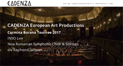Desktop Screenshot of cadenza-productions.nl